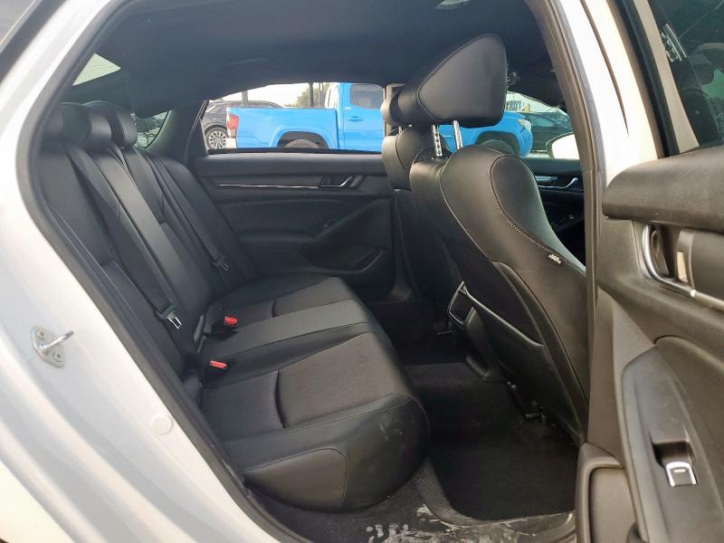 1HGCV1F34NA031230 - 2022 HONDA ACCORD SPORT WHITE photo 10