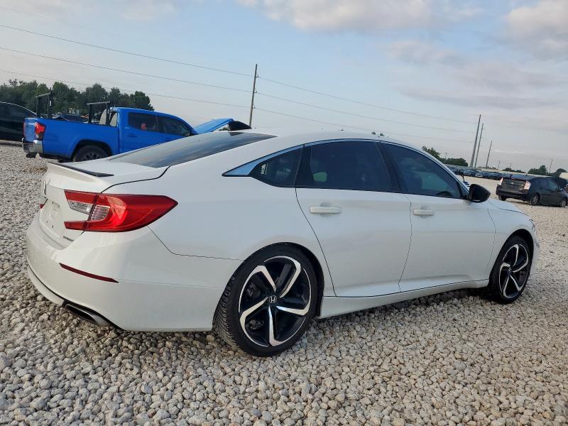 1HGCV1F34NA031230 - 2022 HONDA ACCORD SPORT WHITE photo 3