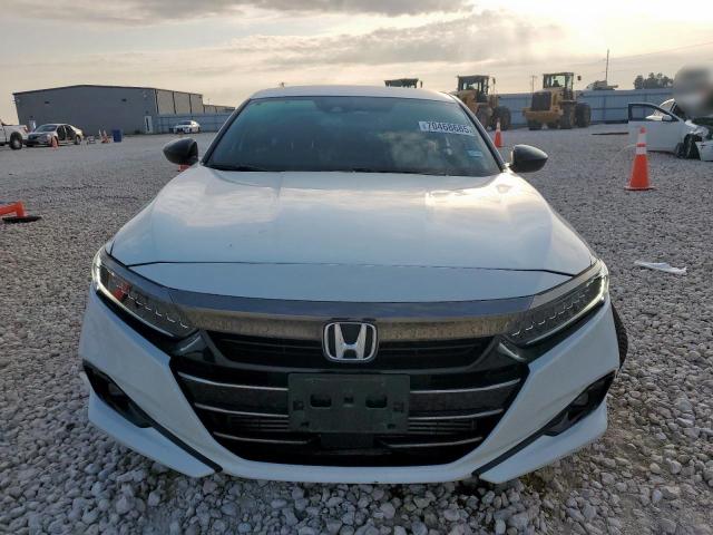 1HGCV1F34NA031230 - 2022 HONDA ACCORD SPORT WHITE photo 5