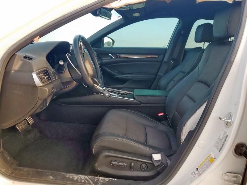 1HGCV1F34NA031230 - 2022 HONDA ACCORD SPORT WHITE photo 7