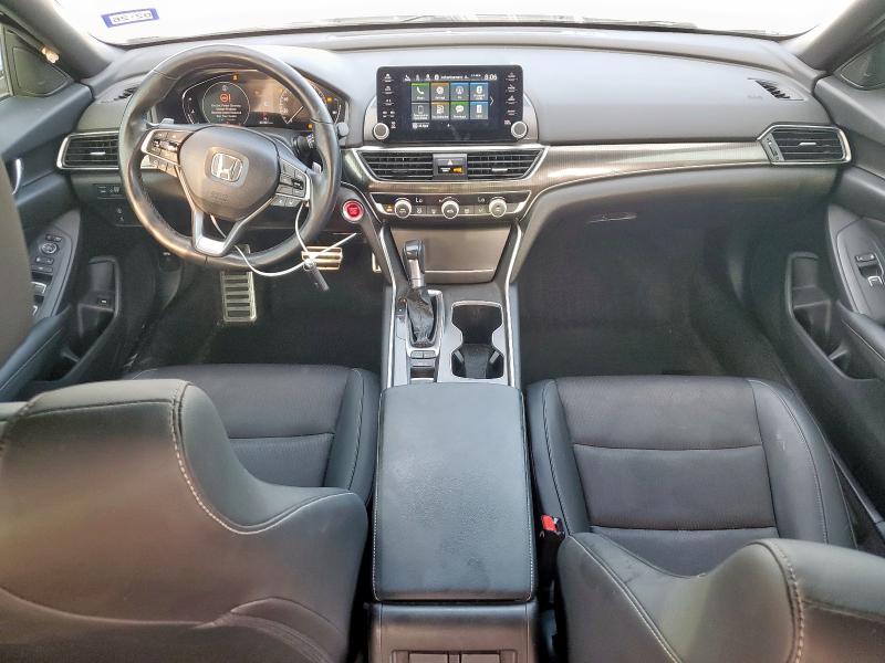 1HGCV1F34NA031230 - 2022 HONDA ACCORD SPORT WHITE photo 8