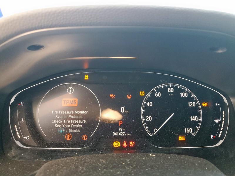 1HGCV1F34NA031230 - 2022 HONDA ACCORD SPORT WHITE photo 9