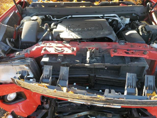 1GTG6DE37G1393488 - 2016 GMC CANYON SLT RED photo 11