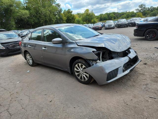 3N1AB7AP5KY311549 - 2019 NISSAN SENTRA S GRAY photo 4