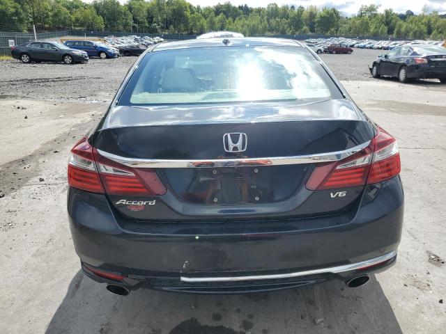 1HGCR3F81GA003156 - 2016 HONDA ACCORD EXL BLACK photo 6