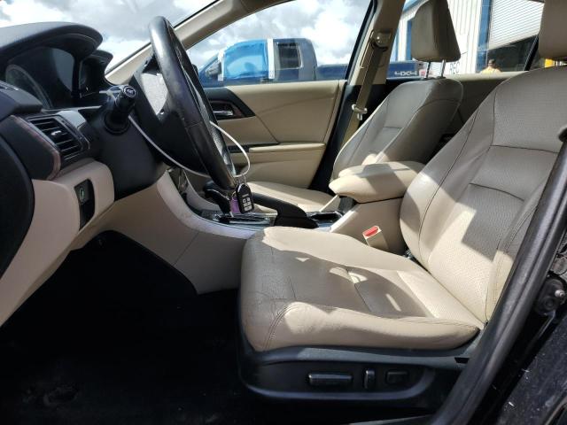 1HGCR3F81GA003156 - 2016 HONDA ACCORD EXL BLACK photo 7