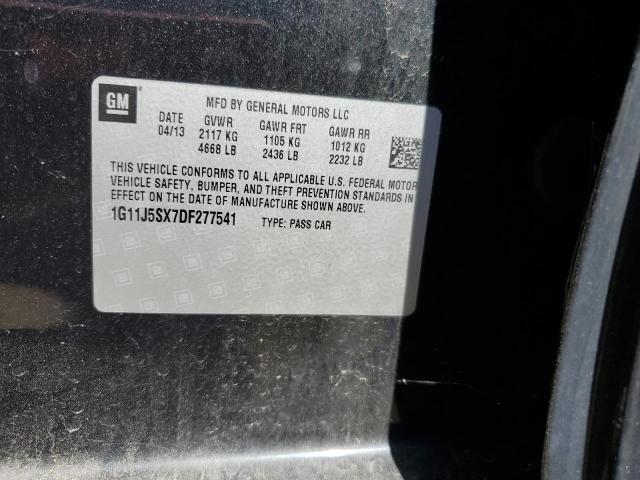 1G11J5SX7DF277541 - 2013 CHEVROLET MALIBU LTZ Grafit foto 12