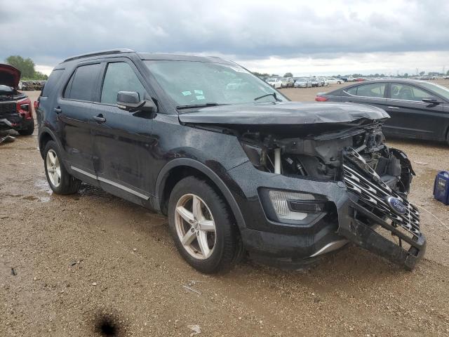 1FM5K8D80HGC60315 - 2017 FORD EXPLORER XLT შავი ფოტო 4