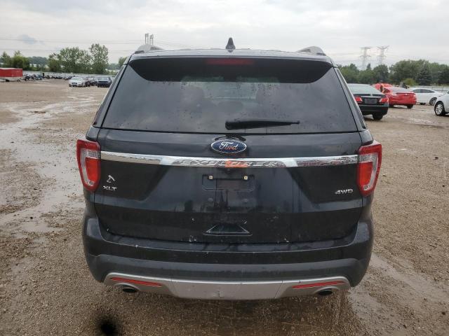 1FM5K8D80HGC60315 - 2017 FORD EXPLORER XLT შავი ფოტო 6