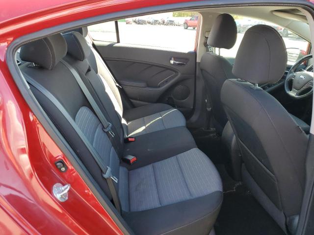 KNAFX4A89E5057046 - 2014 KIA FORTE EX RED photo 10