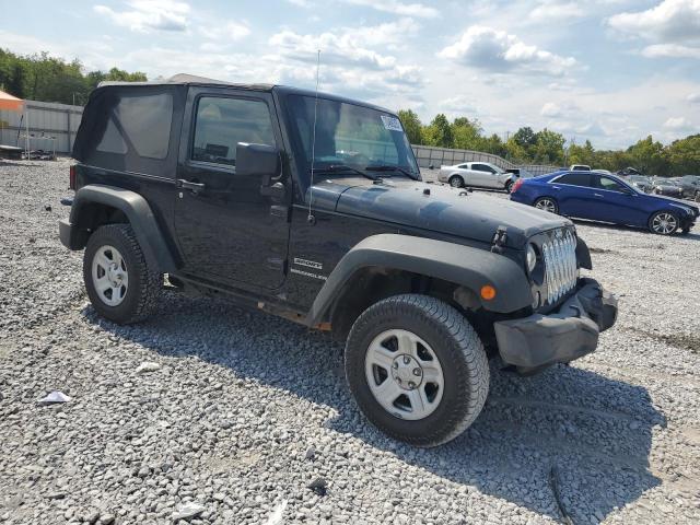 1C4AJWAG5EL162518 - 2014 JEEP WRANGLER SPORT BLACK photo 4