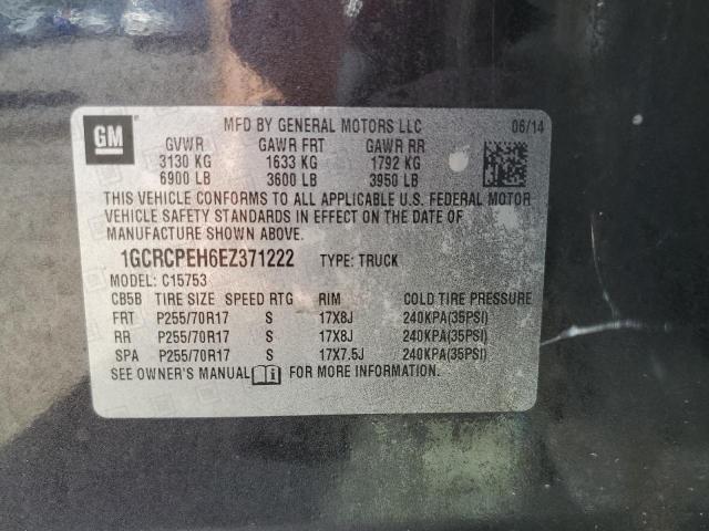 1GCRCPEH6EZ371222 - 2014 CHEVROLET SILVERADO C1500 石墨色 照片 12