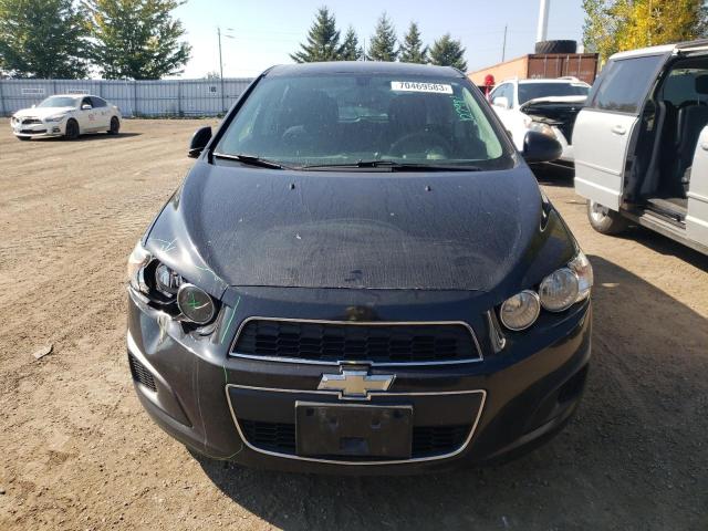 1G1JC6EH8E4182391 - 2014 CHEVROLET SONIC LT BLACK photo 5