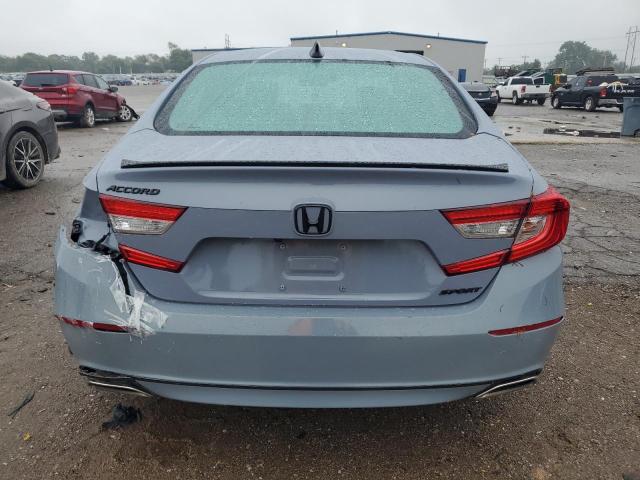 1HGCV1F32MA010634 - 2021 HONDA ACCORD SPORT BLUE photo 6