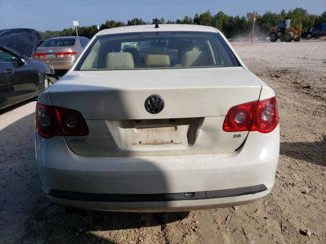 3VWEF71K07M185734 - 2007 VOLKSWAGEN JETTA WOLFSBURG WHITE photo 6