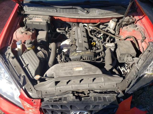 KMHHT6KD1BU058297 - 2011 HYUNDAI GENESIS CO 2.0T RED photo 11