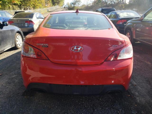 KMHHT6KD1BU058297 - 2011 HYUNDAI GENESIS CO 2.0T RED photo 6