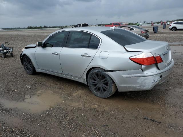 KMHGC4DF6BU125829 - 2011 HYUNDAI GENESIS 4.6L SILVER photo 2