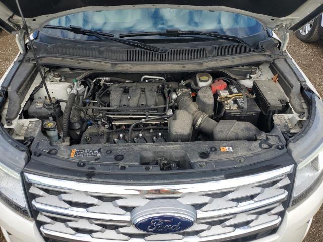 1FM5K8F86JGB16173 - 2018 FORD EXPLORER LIMITED Weiß Foto 11