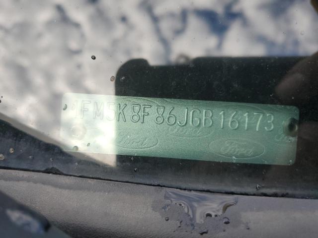 1FM5K8F86JGB16173 - 2018 FORD EXPLORER LIMITED Weiß Foto 12