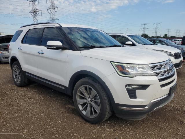 1FM5K8F86JGB16173 - 2018 FORD EXPLORER LIMITED Weiß Foto 4