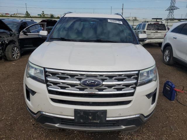 1FM5K8F86JGB16173 - 2018 FORD EXPLORER LIMITED Weiß Foto 5