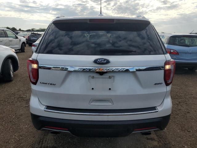 1FM5K8F86JGB16173 - 2018 FORD EXPLORER LIMITED Weiß Foto 6