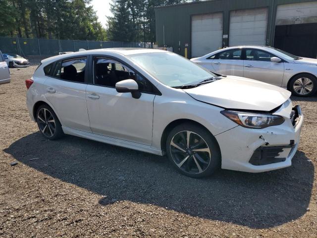 4S3GTAM63M3710380 - 2021 SUBARU IMPREZA SPORT თეთრი ფოტო 4