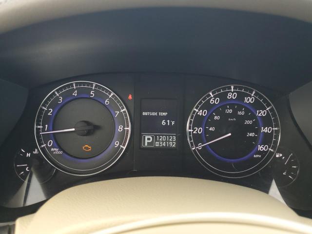 JN1AJ0HRXBM851418 - 2011 INFINITI EX35 BASE WHITE photo 9