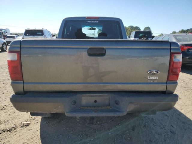 1FTYR10U34PB09017 - 2004 FORD RANGER GRAY photo 6