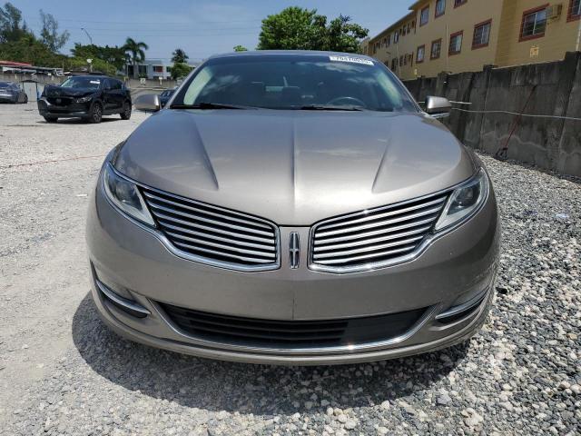 3LN6L2G98GR630288 - 2016 LINCOLN MKZ GRAY photo 5