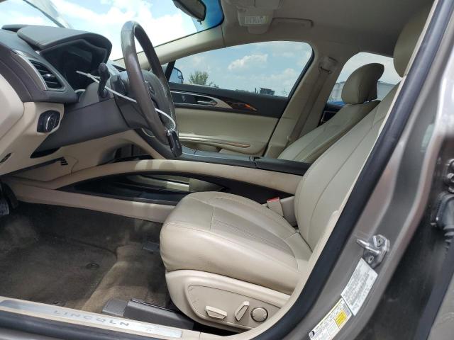 3LN6L2G98GR630288 - 2016 LINCOLN MKZ GRAY photo 7