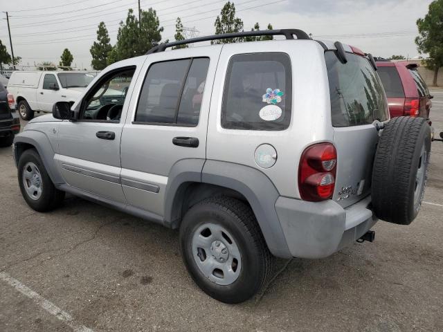 1J4GL48K15W678256 - 2005 JEEP LIBERTY SPORT SILVER photo 2