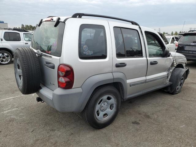 1J4GL48K15W678256 - 2005 JEEP LIBERTY SPORT SILVER photo 3