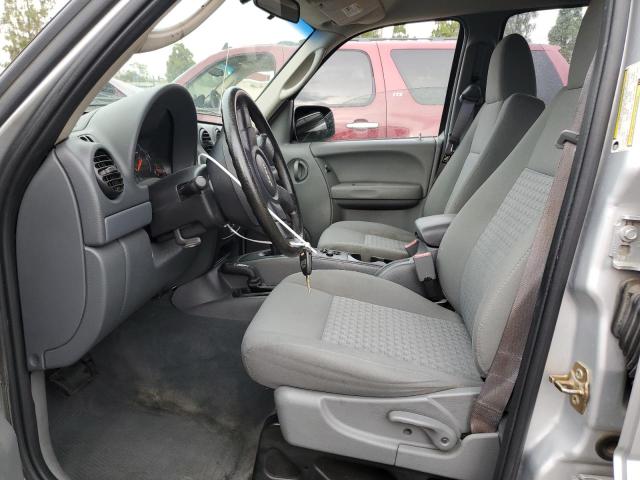 1J4GL48K15W678256 - 2005 JEEP LIBERTY SPORT SILVER photo 7