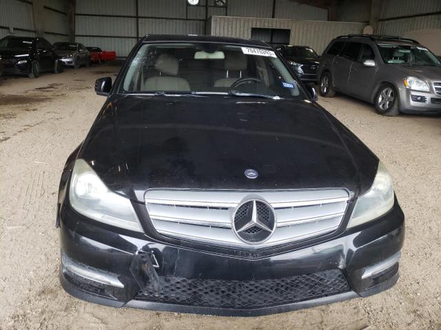 WDDGF4HB5CR230780 - 2012 MERCEDES-BENZ C 250 BLACK photo 5