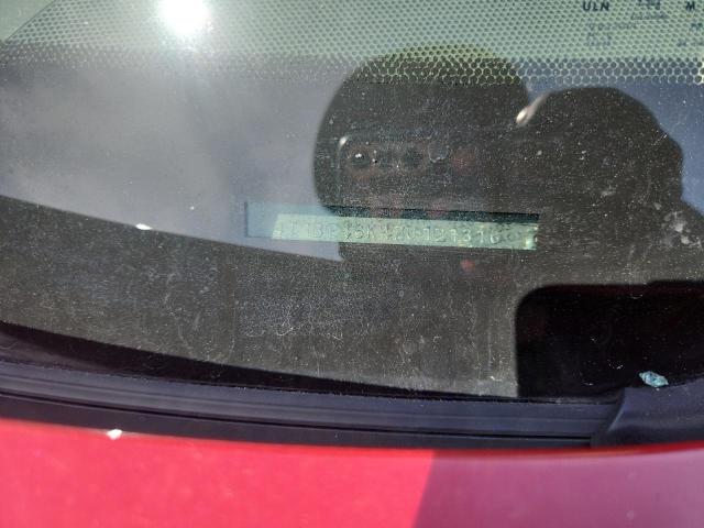 4T1BE46K47U121316 - 2007 TOYOTA CAMRY CE Czerwony zdjęcie 12