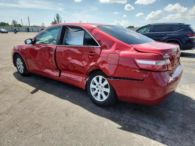 4T1BE46K47U121316 - 2007 TOYOTA CAMRY CE Czerwony zdjęcie 2