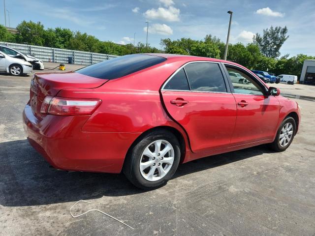 4T1BE46K47U121316 - 2007 TOYOTA CAMRY CE Czerwony zdjęcie 3