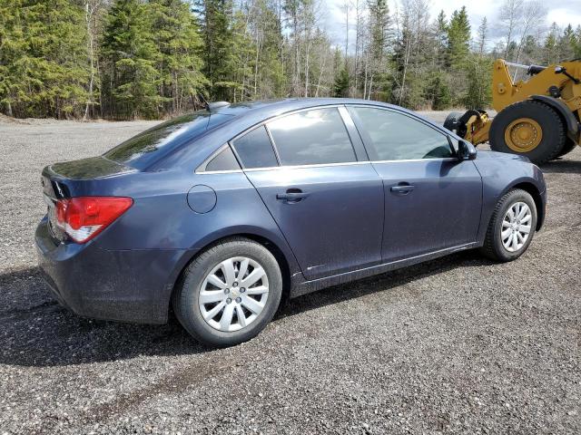 1G1PC5SB0F7195334 - 2015 CHEVROLET CRUZE LT BLUE photo 3