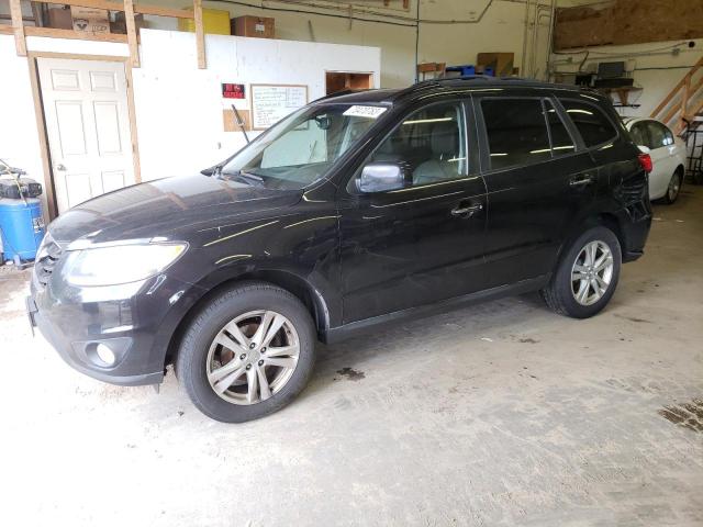 5NMSKDAG8AH371480 - 2010 HYUNDAI SANTA FE LIMITED BLACK photo 1