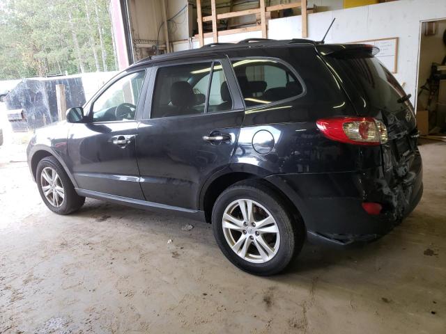 5NMSKDAG8AH371480 - 2010 HYUNDAI SANTA FE LIMITED BLACK photo 2