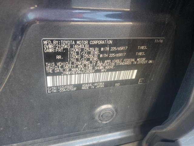 JTMBFREV9HJ128369 - 2017 TOYOTA RAV4 LE GRAY photo 13