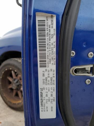 1C6RR7LT3ES427672 - 2014 RAM 1500 SLT BLUE photo 12