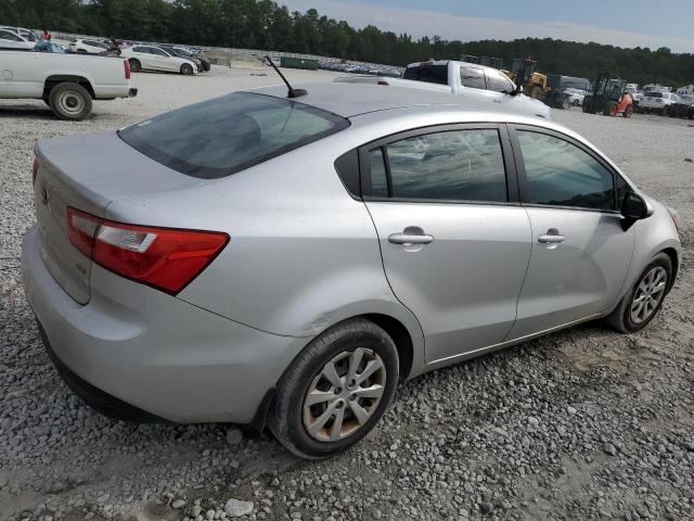 KNADM4A37D6164822 - 2013 KIA RIO LX SILVER photo 3