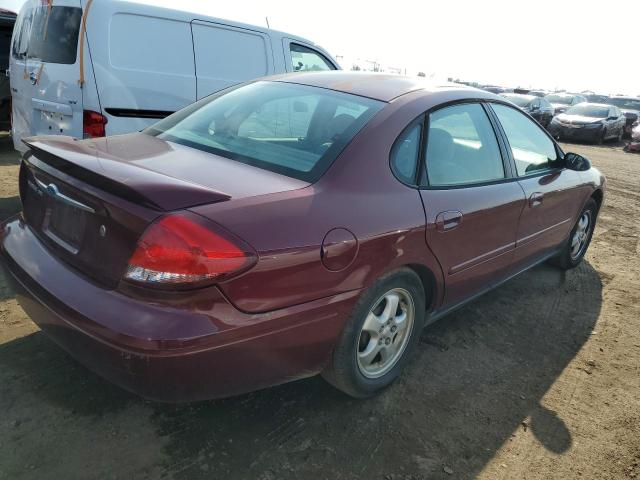 1FAFP53U67A156572 - 2007 FORD TAURUS SE RED photo 3