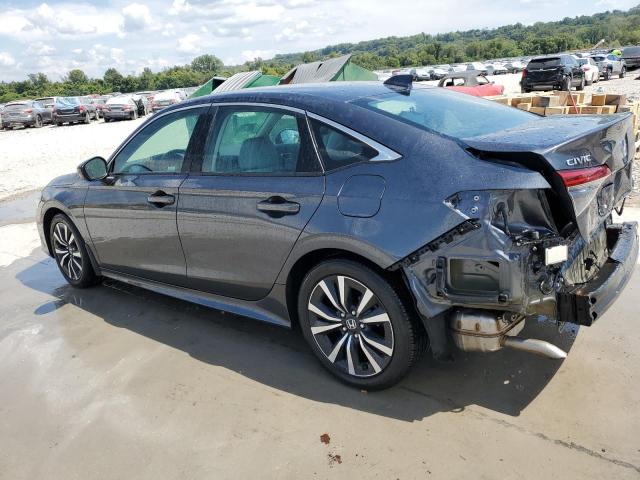 2HGFE1F76NH311121 - 2022 HONDA CIVIC EX GRAY photo 2