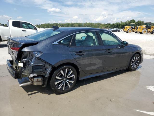 2HGFE1F76NH311121 - 2022 HONDA CIVIC EX GRAY photo 3