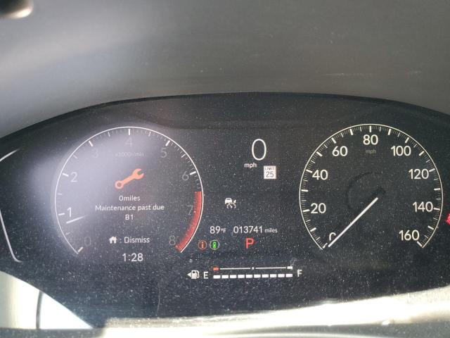 2HGFE1F76NH311121 - 2022 HONDA CIVIC EX GRAY photo 9