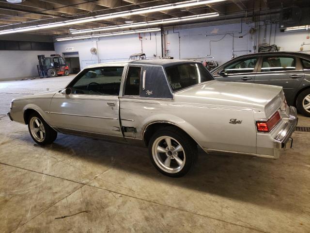 1G4AM47AXBZ120722 - 1981 BUICK REGAL LIMITED SILVER photo 2